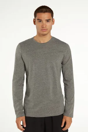 Tezenis Maglia 100% Cotone Girocollo Manica Lunga Uomo
