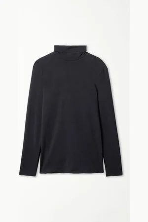 Tezenis Maglia Collo Alto in Cotone Termico con Manica Lunga Uomo