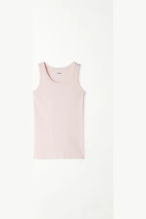 Tezenis Canotta Basic Spalla Larga in Cotone Bimbi Unisex Unisex