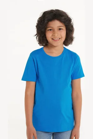 Tezenis T-Shirt Basic Girocollo Bambini in 100% Cotone Unisex Unisex
