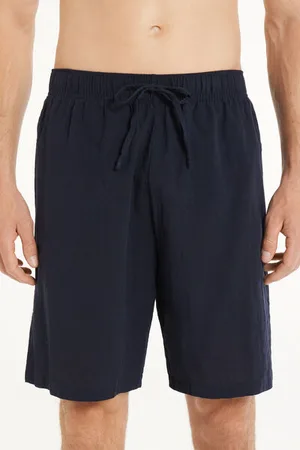 Tezenis Pantaloncini Corti in 100% Cotone Super Leggero con Tasche Uomo