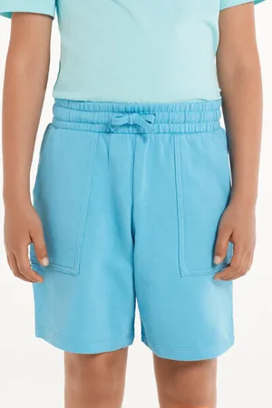 Tezenis Pantaloncini Corti in Felpa di Cotone con Tasche Bimbo Bambino
