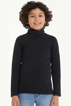 Tezenis Maglia Termica Collo Alto a Manica Lunga Bambini Unisex Unisex