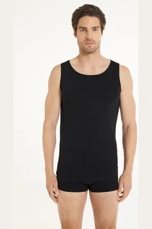 Tezenis Canotta Spalla Larga in Cotone Elasticizzato Uomo