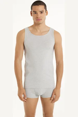 Tezenis Canotta Spalla Larga in Cotone Elasticizzato Uomo