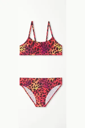 Tezenis Bikini Brassiere Bimba con Slip Macu Color Bambina