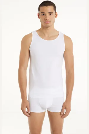 Tezenis Canotta Spalla Larga in Cotone Elasticizzato Uomo