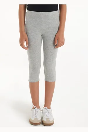 Tezenis Leggings Capri in Cotone Tinta Unita Bimba Bambina