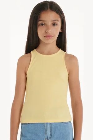 Tezenis Canotta Spalla Larga a Costine Bimba Bambina