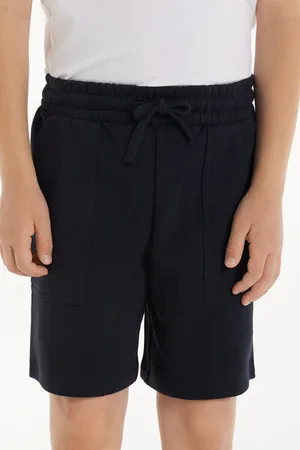 Tezenis Pantaloncini Corti in Felpa di Cotone con Tasche Bimbo Bambino
