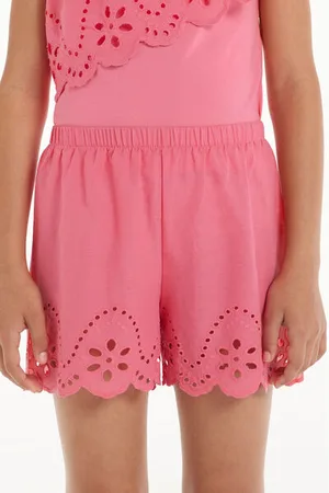 Tezenis Short in Cotone Sangallo Bambina