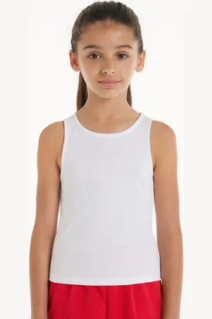 Tezenis Canotta Spalla Larga a Costine Bimba Bambina
