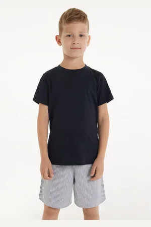 Tezenis Pigiama Corto Mezza Manica in Cotone Bimbo Bambino