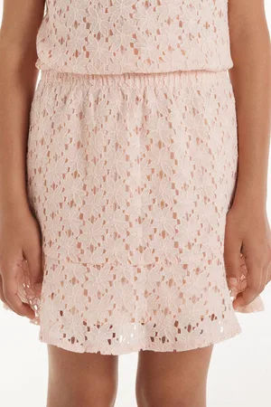 Tezenis Gonna Corta in Pizzo Bimba Bambina