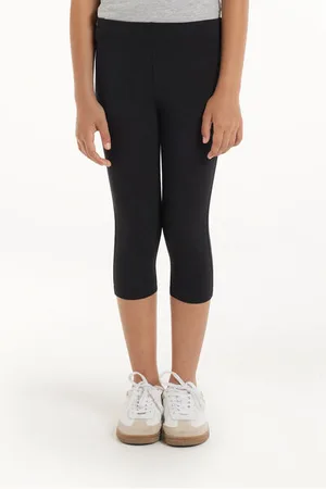 Tezenis Leggings Capri in Cotone Tinta Unita Bimba Bambina