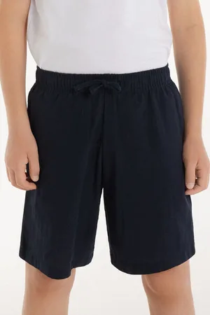 Tezenis Short in 100% Cotone Super Leggero con Coulisse Bimbo Bambino