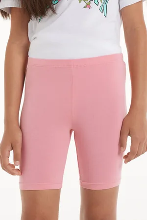 Tezenis Ciclista in Cotone Tinta Unita Bimba Bambina