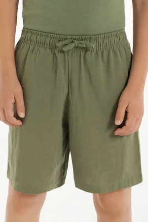 Tezenis Short in 100% Cotone Super Leggero con Coulisse Bimbo Bambino