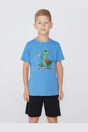 Tezenis Pigiama Corto Cotone Stampa Dino Bambino