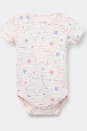 Tezenis Body Bebè Mezza Manica in 100% Cotone Stampato