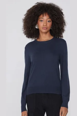 Tezenis Maglia Pesante Manica Lunga Girocollo con Lana Donna