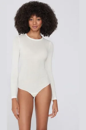 Tezenis Body Manica Lunga Girocollo Costine Donna