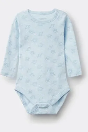 Tezenis Body Bebè Manica Lunga in 100% Cotone Stampato