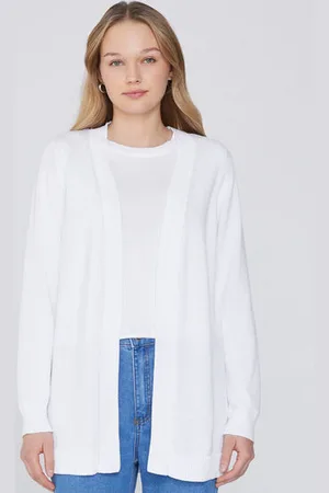 Tezenis Cardigan Aperto Cotone Calato Donna