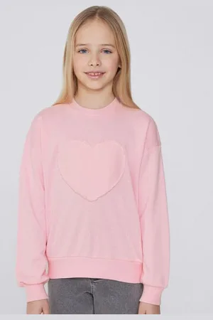 Tezenis Felpa Girocollo con Patch Bimba Bambina