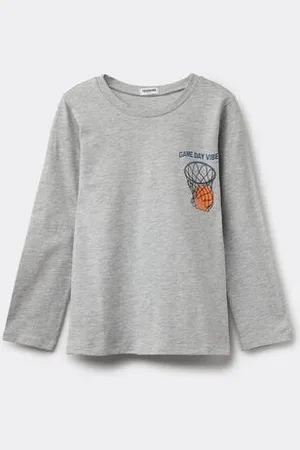 Tezenis Maglia Manica Lunga Cotone con Stampa Bimbo Bambino