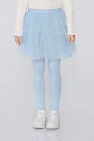 Tezenis Leggings con Gonna in Tulle Bimba Bambina