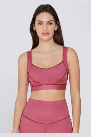 Tezenis Top Corto Sportivo Microfibra Piping Donna