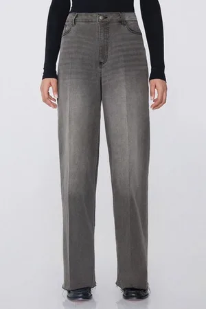 Tezenis Pantaloni Lunghi in Denim Vita Alta Palazzo Donna