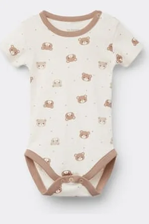 Tezenis Body Bebè Mezza Manica in 100% Cotone Stampato
