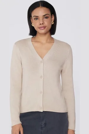 Tezenis Cardigan Manica Lunga Cotone Calato Donna