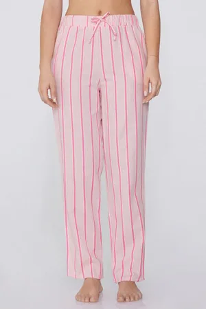 Tezenis Pantalone Lungo Tela di Cotone Coulisse Donna