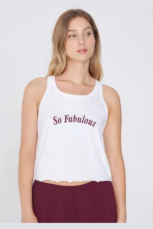 Tezenis Top Corto Cotone Punto Bambola Donna