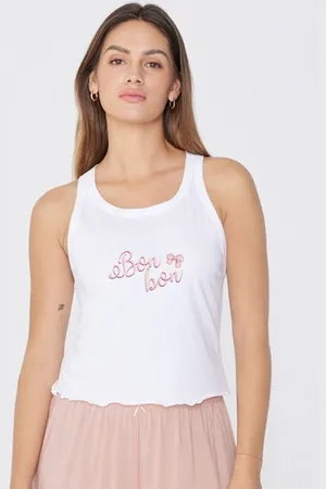 Tezenis Top Corto Cotone Punto Bambola Donna