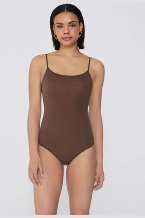 Tezenis Body con Spalline Sottili in Microfibra Donna