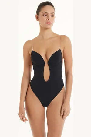 Tezenis Body Push-Up Imbottito con Spalline Silicone Microfibra Riciclata Donna