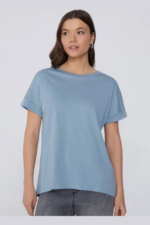 Tezenis T-Shirt in Cotone con Risvolto Kimono Donna
