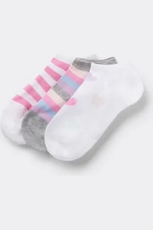 Tezenis 3 Paia Pedulini in Cotone Fantasia Bimba Bambina