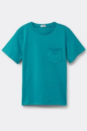 Tezenis T-Shirt in Cotone Girocollo con Taschino Bimbo Bambino