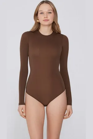 Tezenis Body Manica Lunga Microfibra Leggera Donna