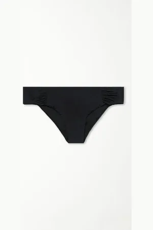 Tezenis Bikini Slip Alto Arriccio Laterale Tinta Unita Riciclato Donna