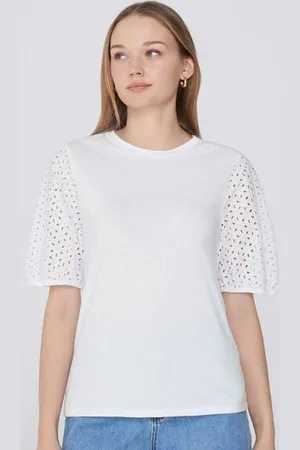 Tezenis Maglia con Maniche Corte in Sangallo Donna
