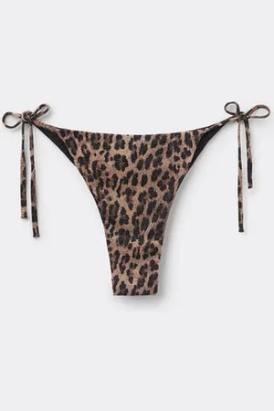 Tezenis Bikini Brasiliano Laccetti Bright Leopard Donna