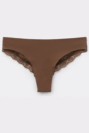 Tezenis Brasiliana Taglio Vivo Cotone Organico e Pizzo Riciclato Donna