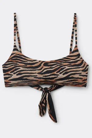 Tezenis Bikini Brassiere Imbottitura Estraibile Tiger Savana Donna