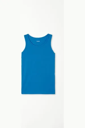 Tezenis Canotta Basic Spalla Larga in Cotone Bimbi Unisex Unisex